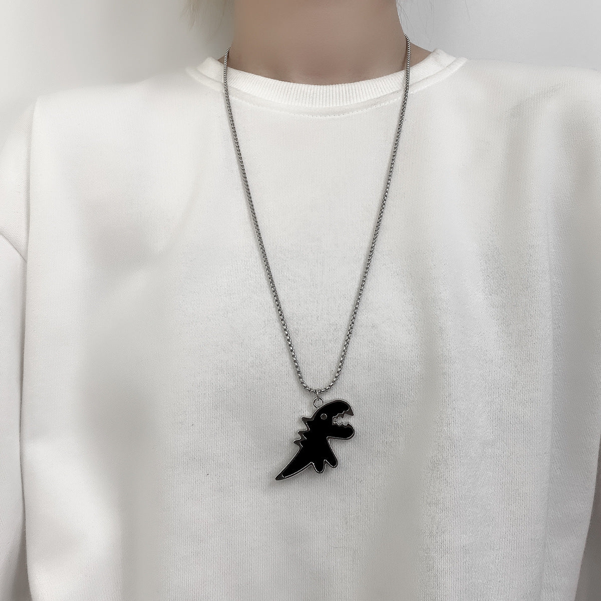 Cartoon Dinosaur Pendant Necklace