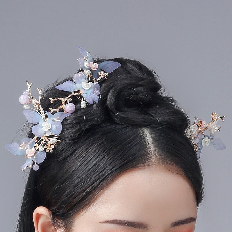 Chinese Hanfu Dress Hairpins   Jewelry Sets