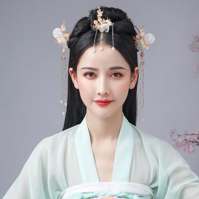 Chinese Hanfu Dress Hairpins   Jewelry Sets