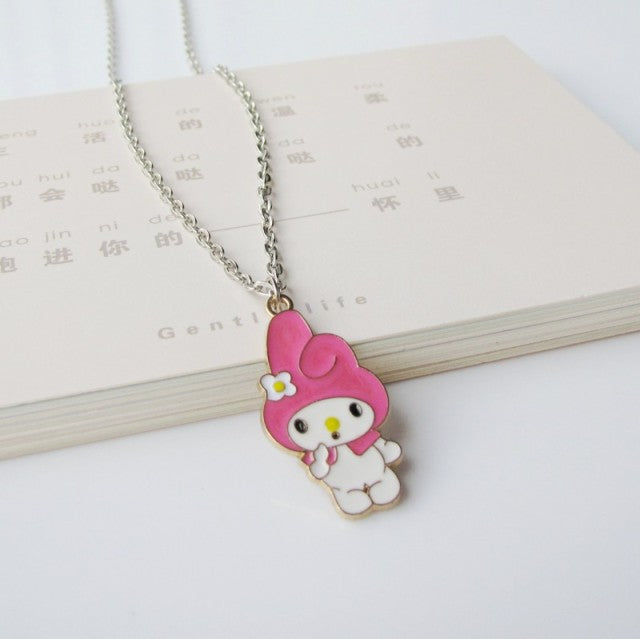 Fashion Cartoon Necklace Black and White Night