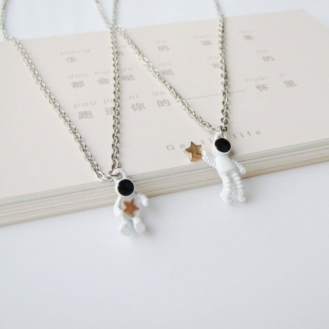 Fashion Cartoon Necklace Black and White Night