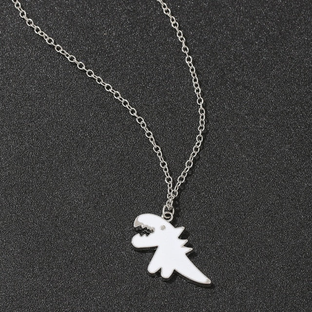 Fashion Cartoon Necklace Black and White Night