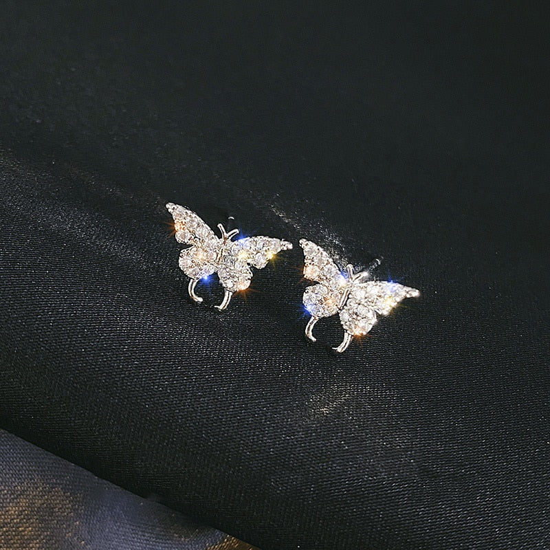 New Butterfly Tassel Drop Earrings