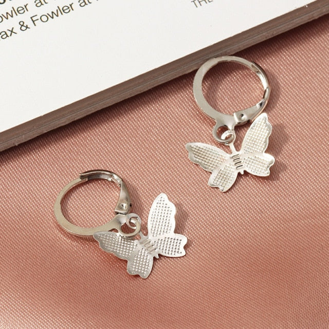 New Butterfly Tassel Drop Earrings