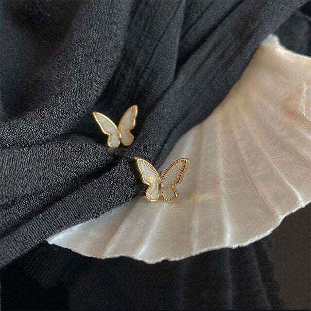 New Butterfly Tassel Drop Earrings