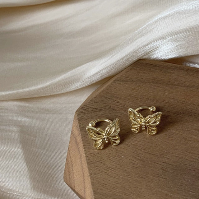 New Butterfly Tassel Drop Earrings