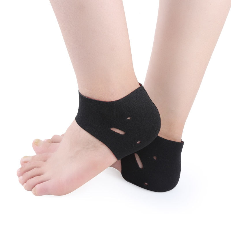 1 Pair Plantar Fasciitis Heel Support Wrap Foot Heel Sleeve Cushion