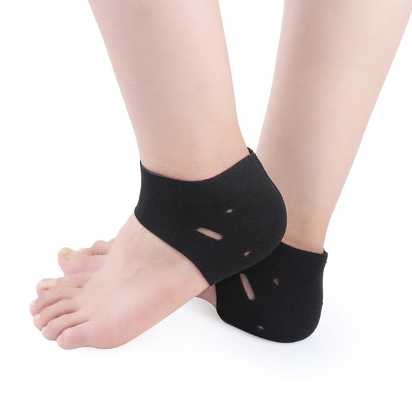 1 par de fundas para el talón con soporte para fascitis plantar 