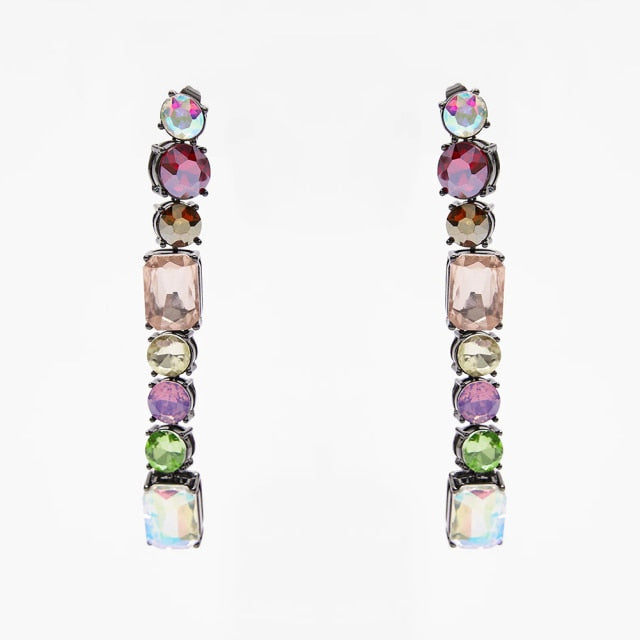 New ZA Crystal Drop Earrinigs For Women