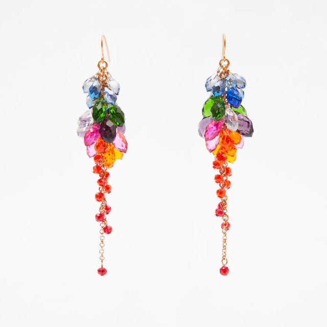 New ZA Crystal Drop Earrinigs For Women