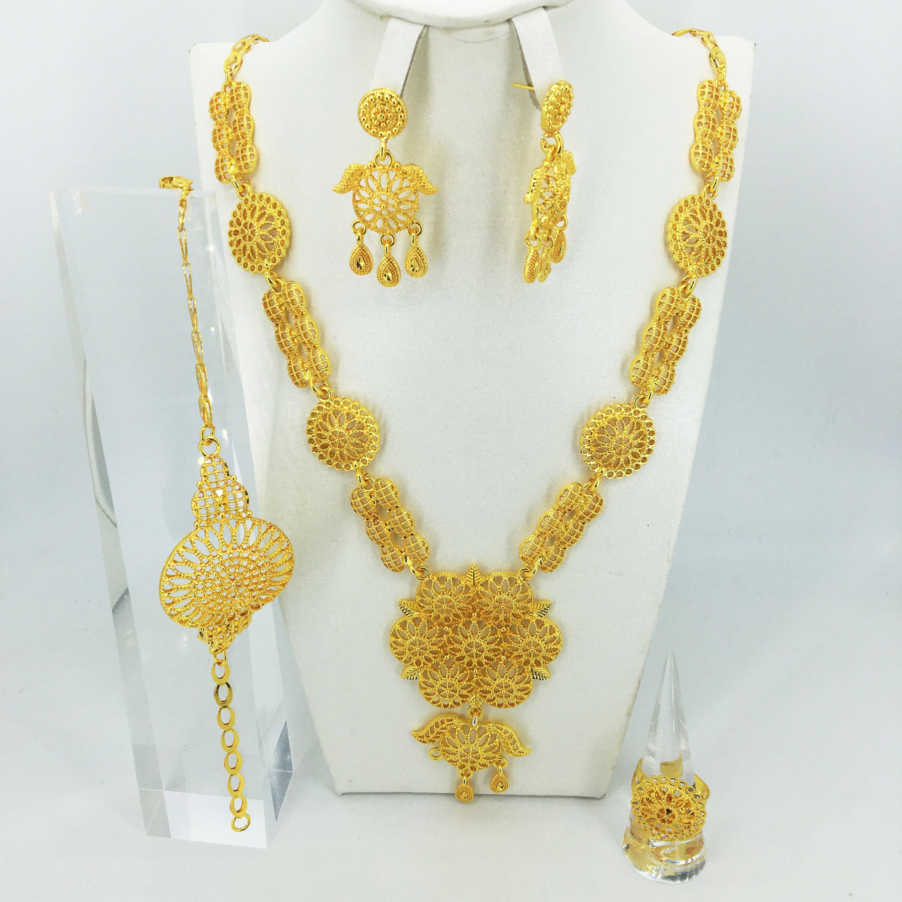 Fashion Wedding Bridal Crystal Rhinestone Jewelry Sets