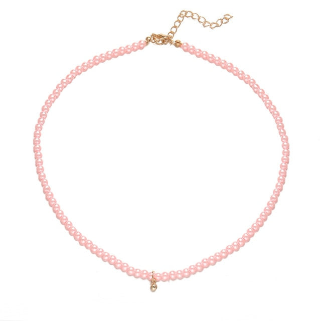 Trend Elegant Jewelry Wedding Big Pearl Necklace