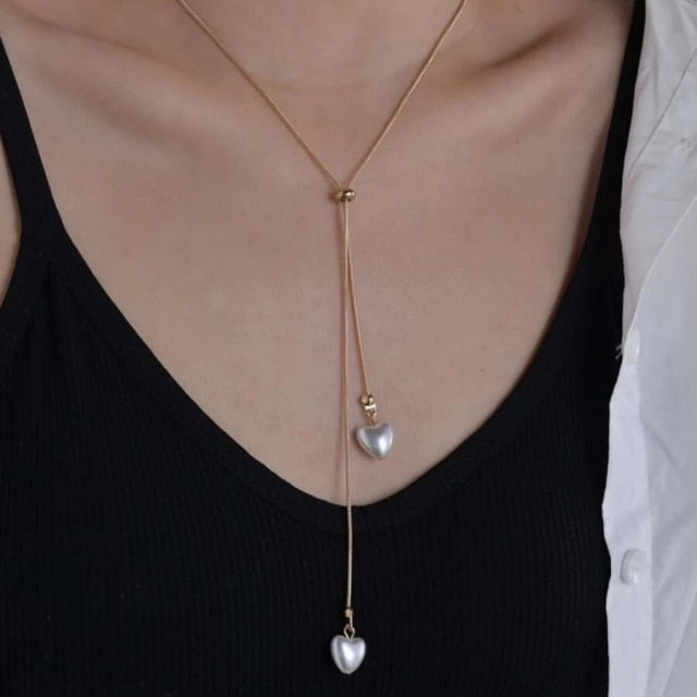 Trend Elegant Jewelry Wedding Big Pearl Necklace