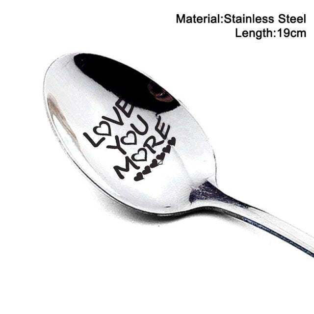 Valentines Day Gift Stainless Steel Coffee Spoon