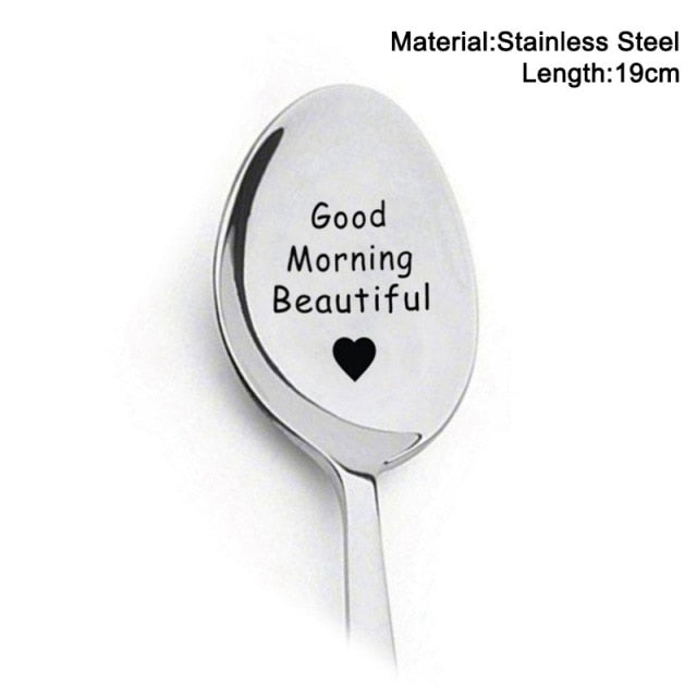 Valentines Day Gift Stainless Steel Coffee Spoon