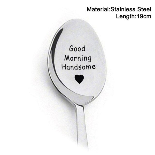 Valentines Day Gift Stainless Steel Coffee Spoon