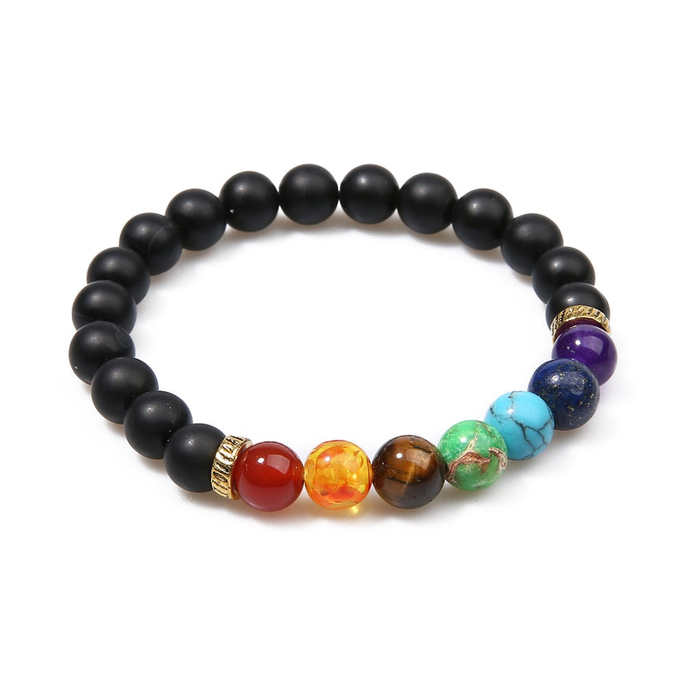 7Chakra Yoga Elastic Rope Bracelet