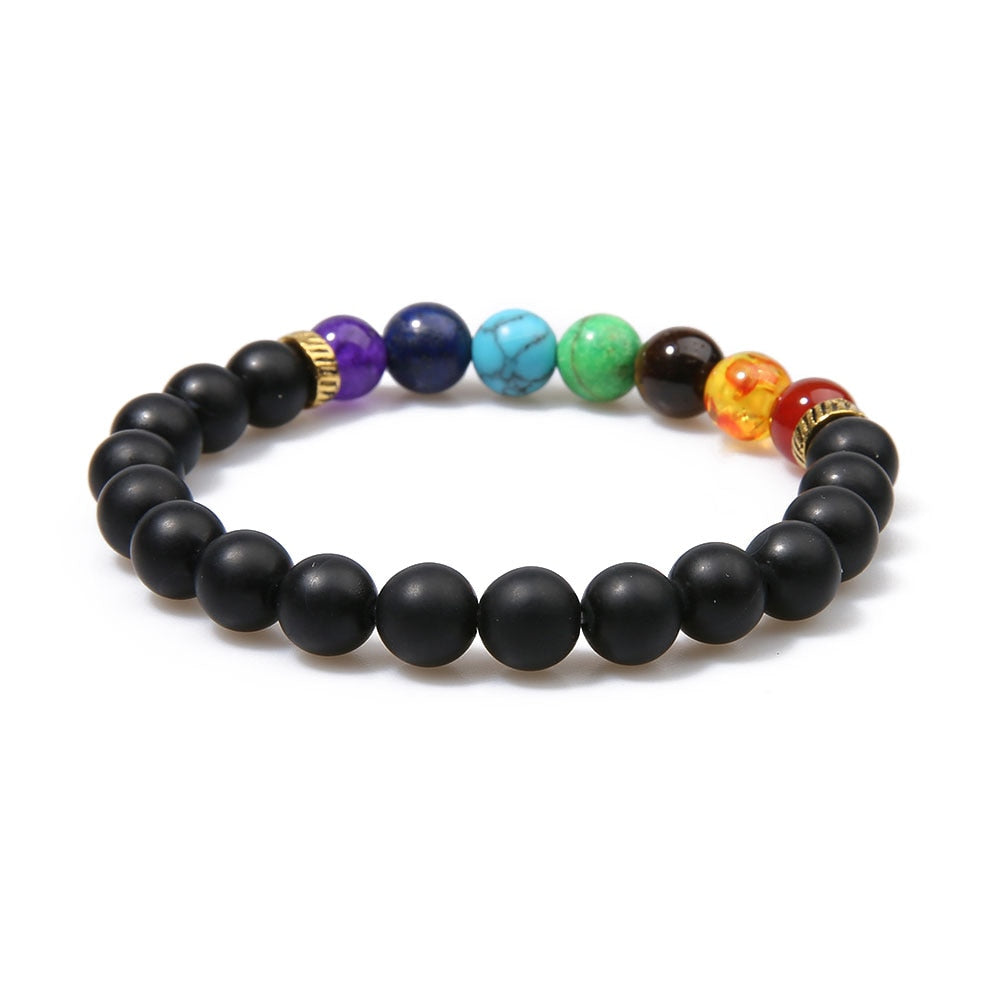 7Chakra Yoga Elastic Rope Bracelet