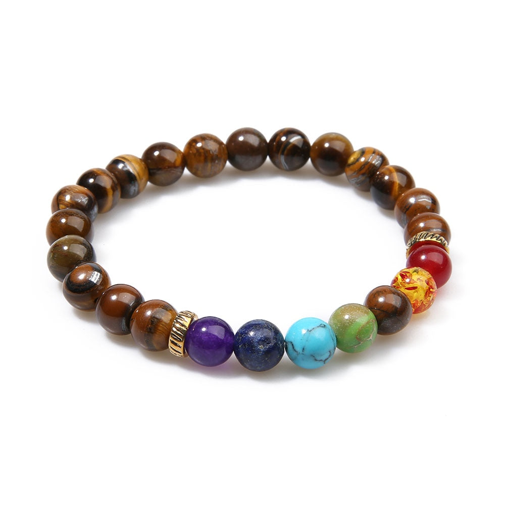 7Chakra Yoga Elastic Rope Bracelet