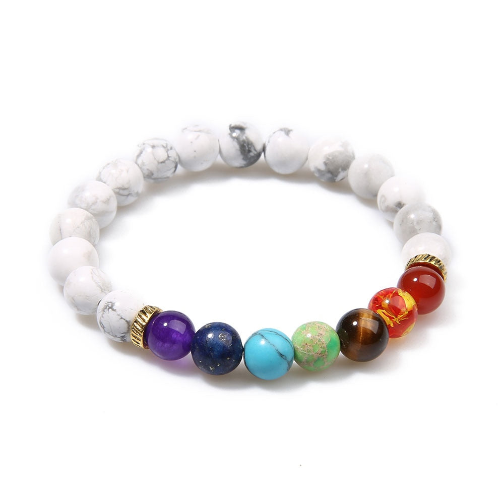 7Chakra Yoga Elastic Rope Bracelet