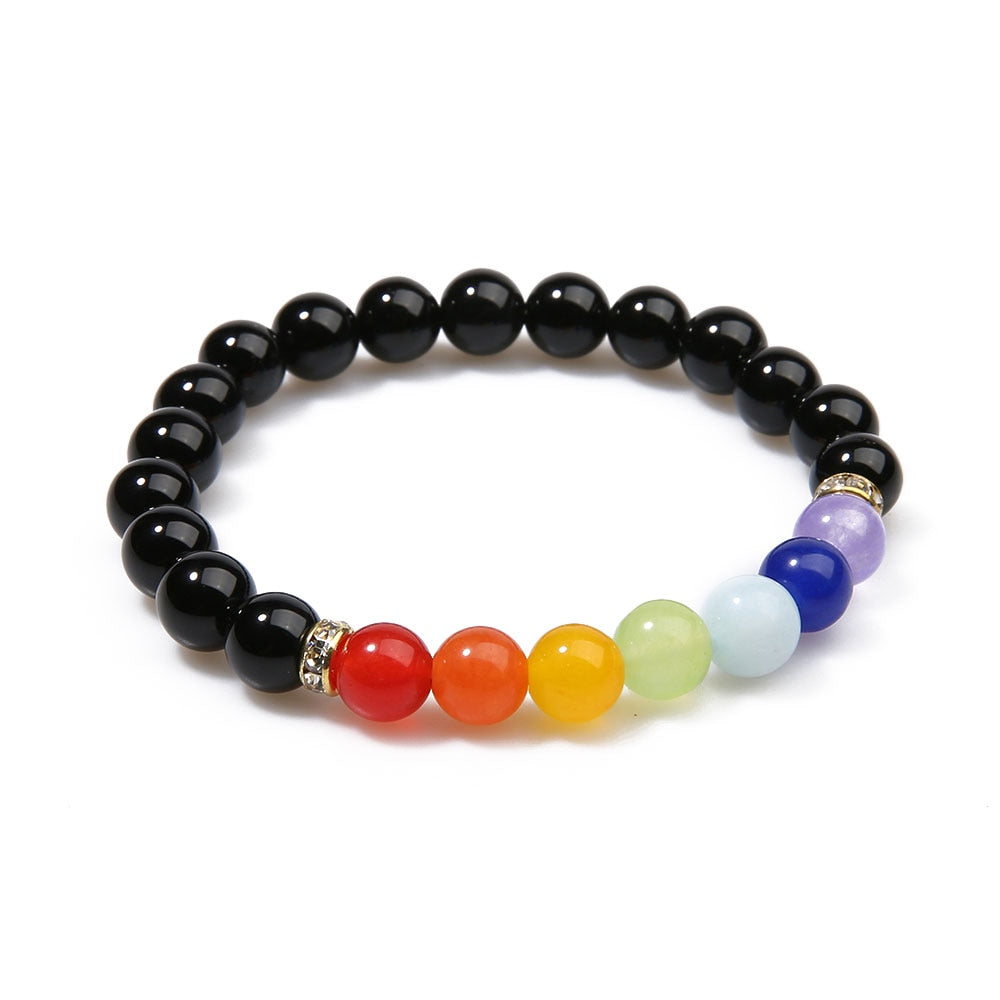 7Chakra Yoga Elastic Rope Bracelet