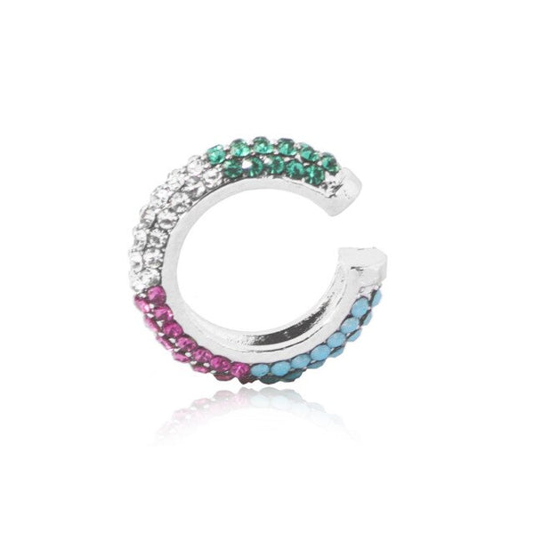 Fashion U Shaped Star Ear Cuff Clip on Earrings for Women