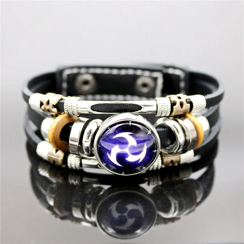 Snap Button Bracelet Men Luminous Game Eye Bracelet