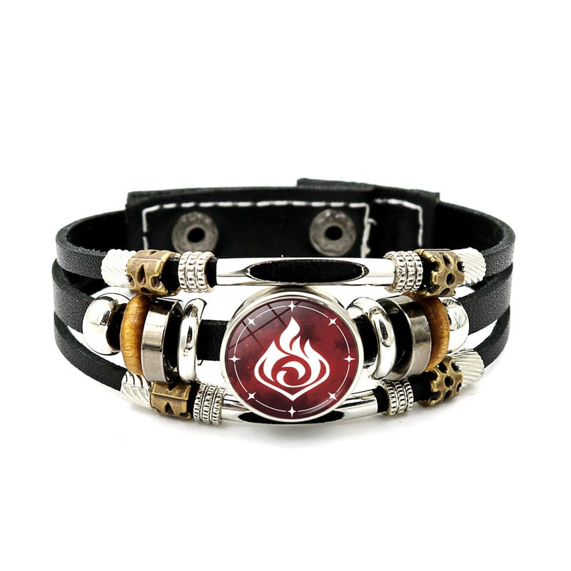 Snap Button Bracelet Men Luminous Game Eye Bracelet