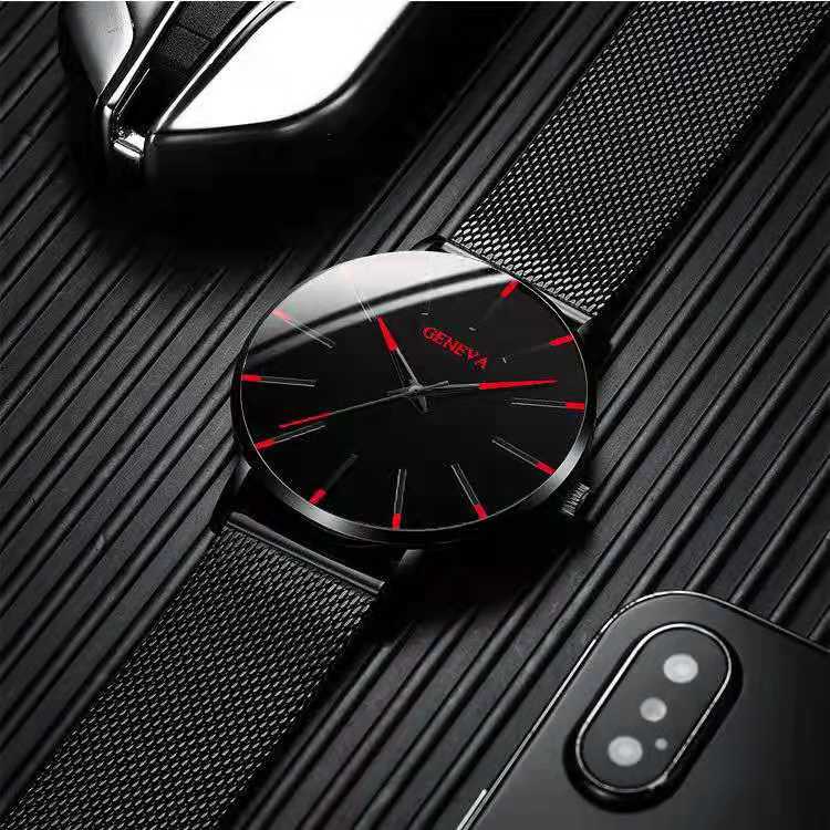 Minimalist Men's Fashion Ultra Thin Watches