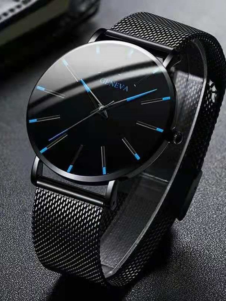 Minimalist Men's Fashion Ultra Thin Watches