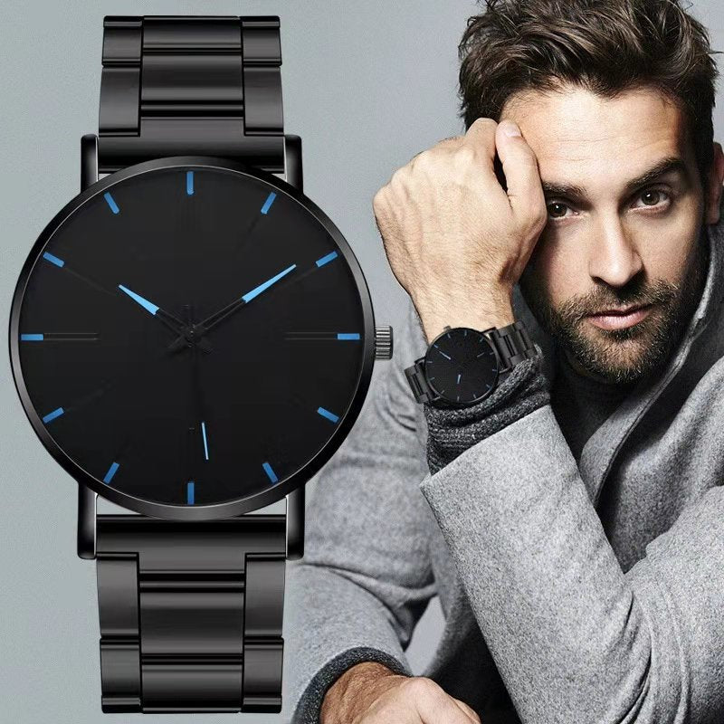 Minimalist Men's Fashion Ultra Thin Watches