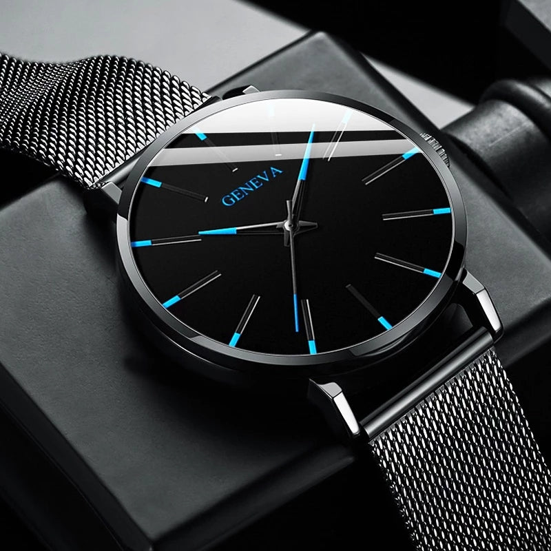 Minimalist Men's Fashion Ultra Thin Watches
