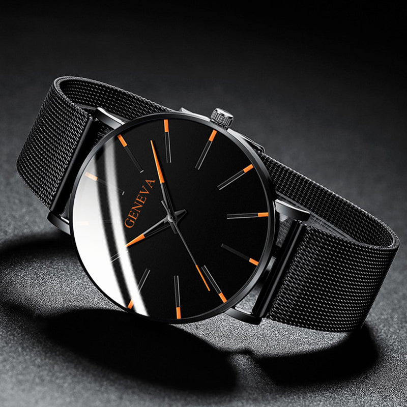 Minimalist Men's Fashion Ultra Thin Watches
