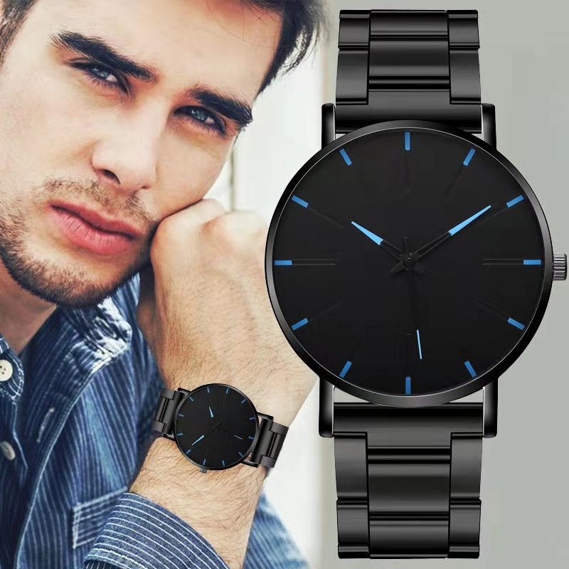 Minimalist Men's Fashion Ultra Thin Watches