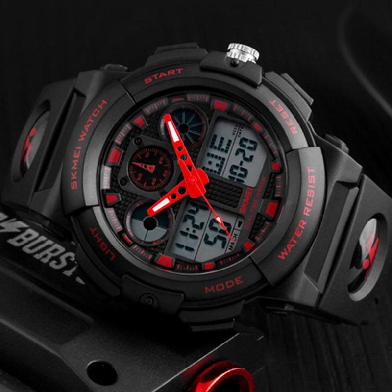 Sports Wristwatch Outdoor Waterproof Led Digital  Gift Watch