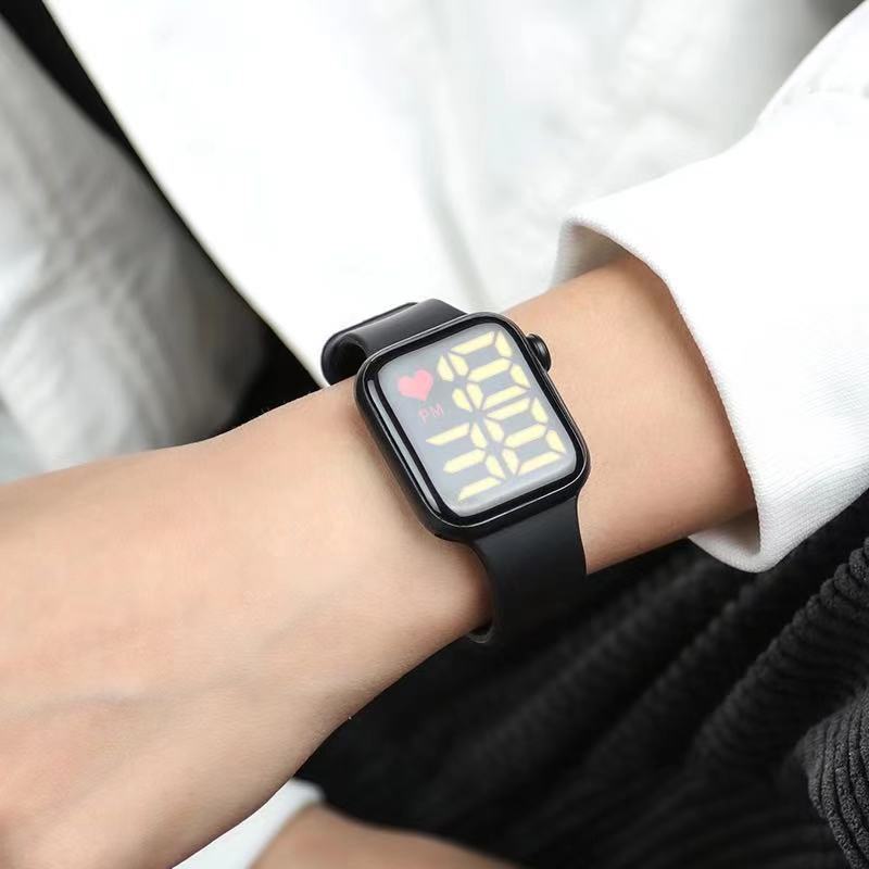 2PCS Digital Lover Watches Couple Watch