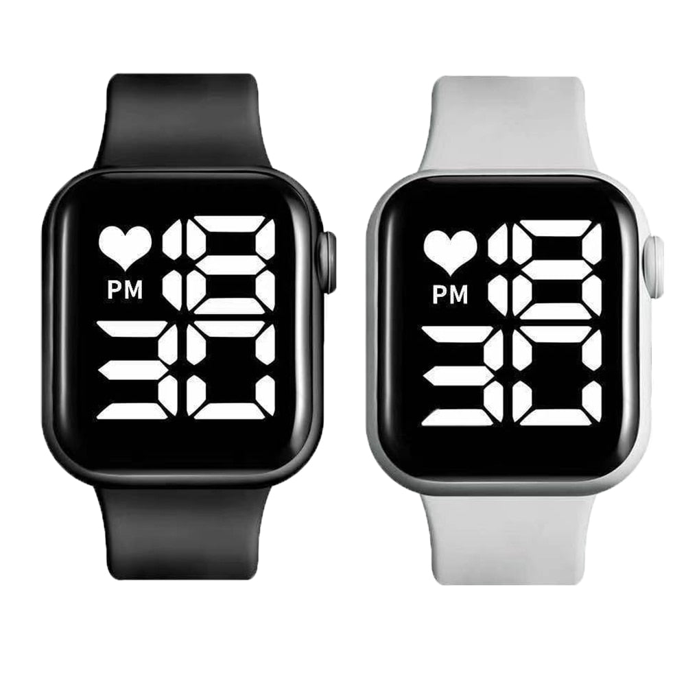 2PCS Digital Lover Watches Couple Watch