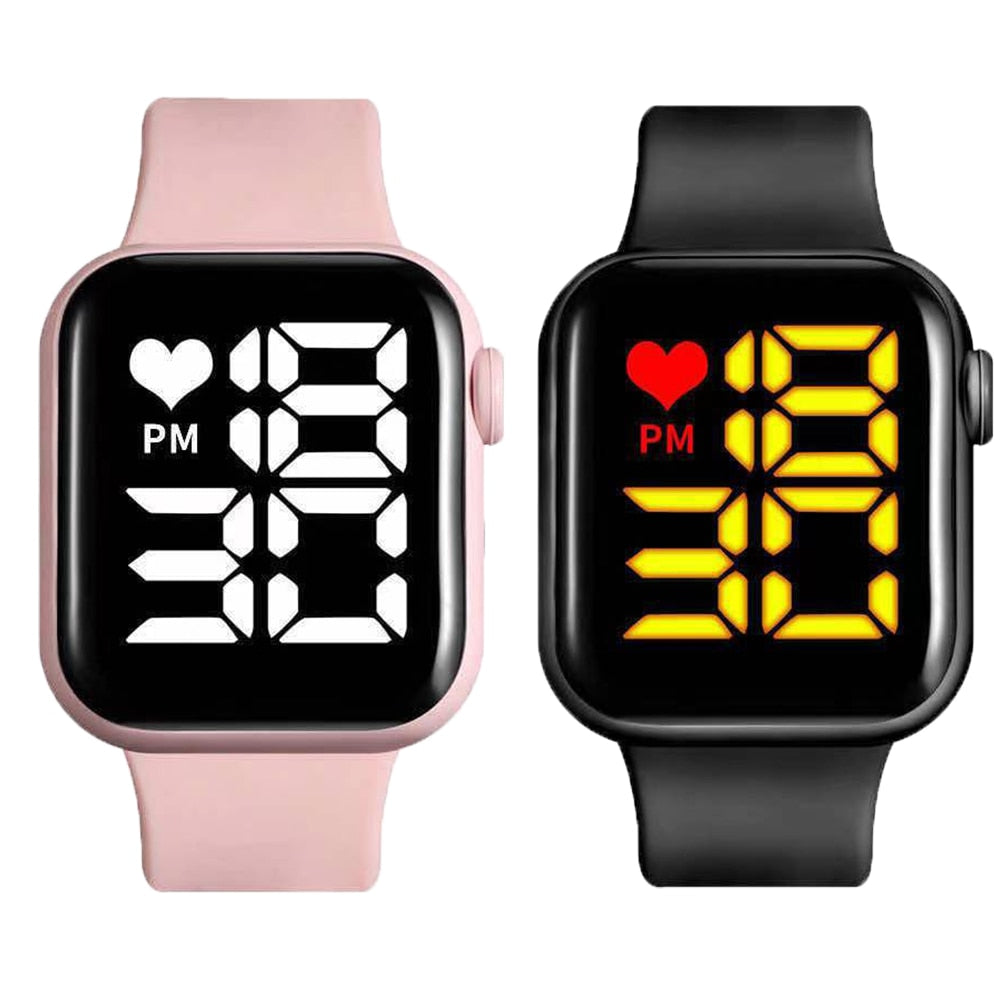 2PCS Digital Lover Watches Couple Watch
