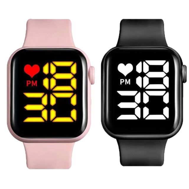 2PCS Digital Lover Watches Couple Watch