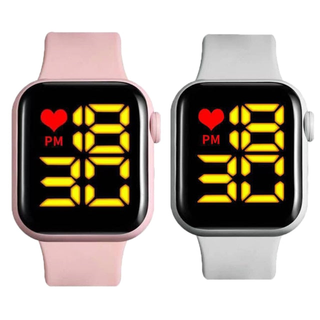2PCS Digital Lover Watches Couple Watch