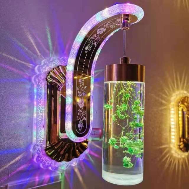 New Real flower  Led Wall Light  Bedside Wall Lamp