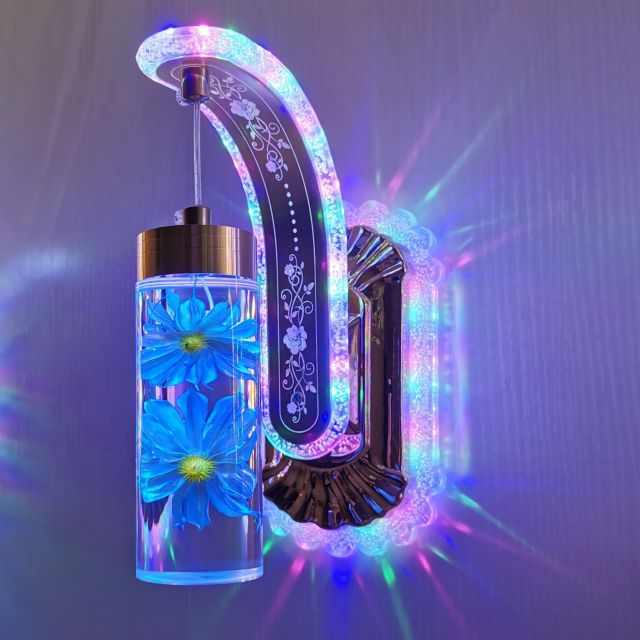New Real flower  Led Wall Light  Bedside Wall Lamp