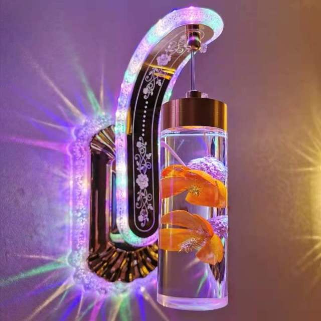 New Real flower  Led Wall Light  Bedside Wall Lamp