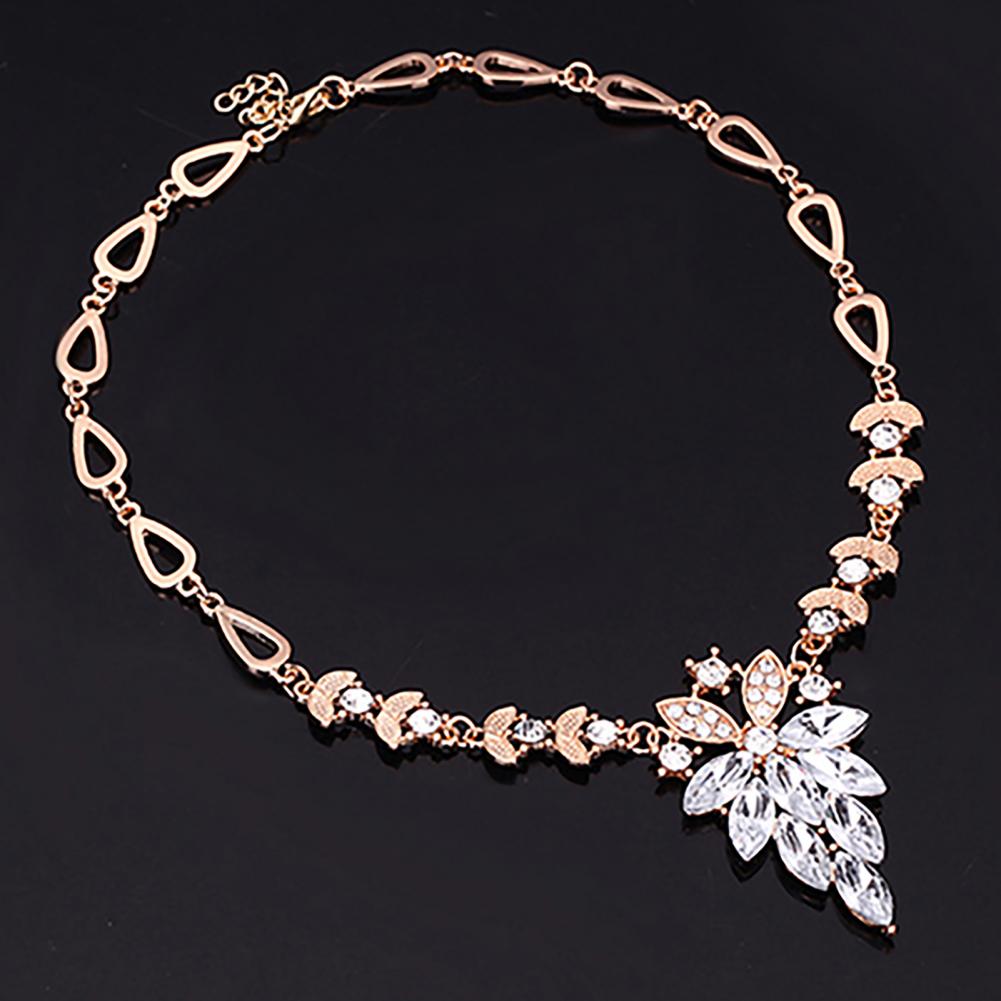 Birthday Gift Durable Necklace Earrings Bracelet Ring Jewelry Set