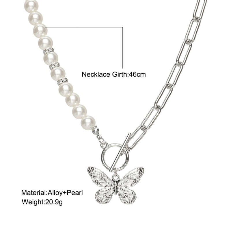Trendy Multilayer Heart Snake Pendant Necklace
