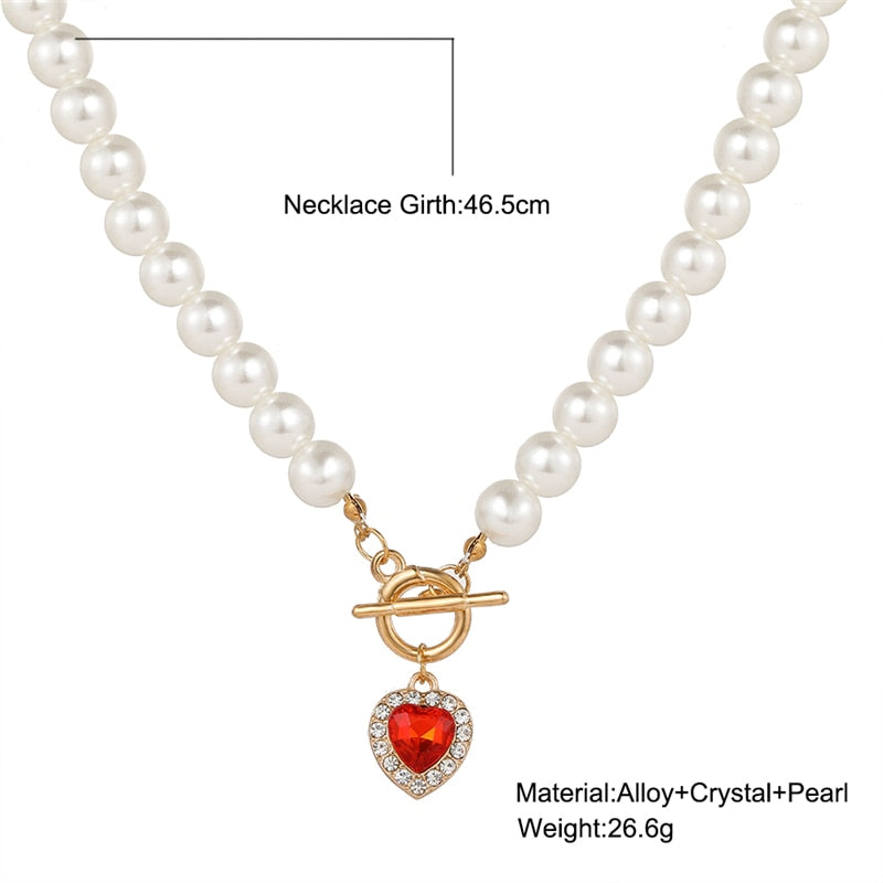 Trendy Multilayer Heart Snake Pendant Necklace