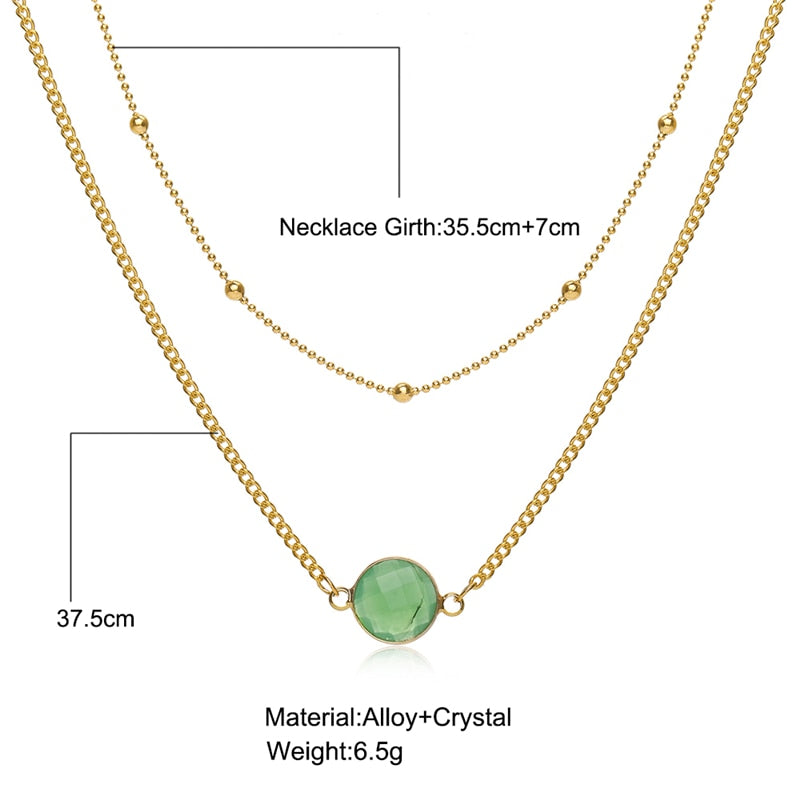 Trendy Multilayer Heart Snake Pendant Necklace