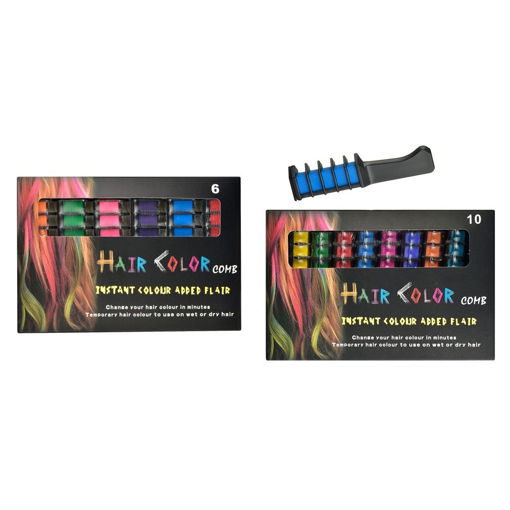 Mini Portable Disposable Safe and Environmentally Friendly Colorful Temporary Hair Dyeing Comb