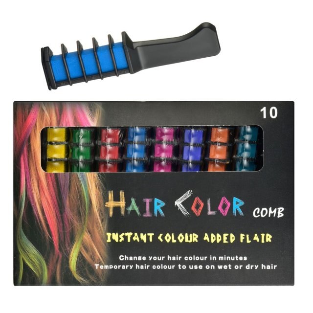 Mini Portable Disposable Safe and Environmentally Friendly Colorful Temporary Hair Dyeing Comb