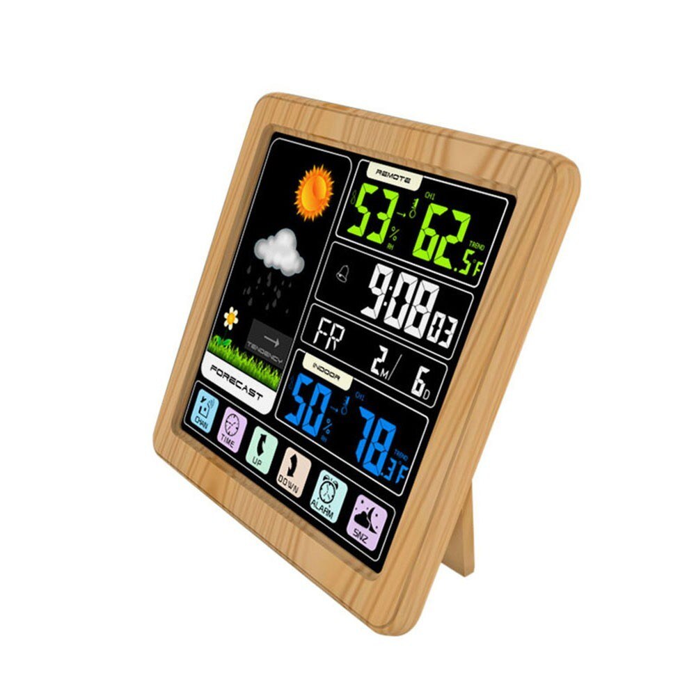 Color Weather Station  Wireless Weather Touch Screen Clock
